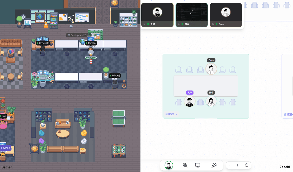 バーチャルオフィスに「ゲーム感」は不要。なぜ「席表」スタイルが仕事に最適なのか？